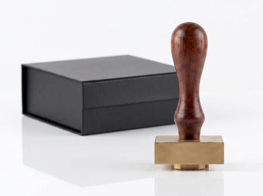 Ekskluzywny stempel do lodu z logo w opakowaniu giftbox
